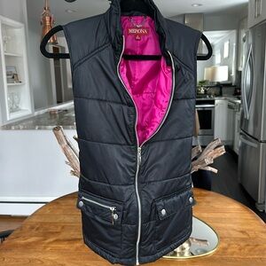 Black nylon vest